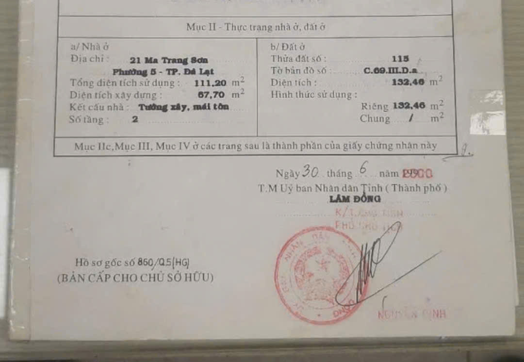 Bán đất trung tâm Đà Lạt, đường Ma Trang Sơn, P.5, lô góc 2 mặt tiền 16021123