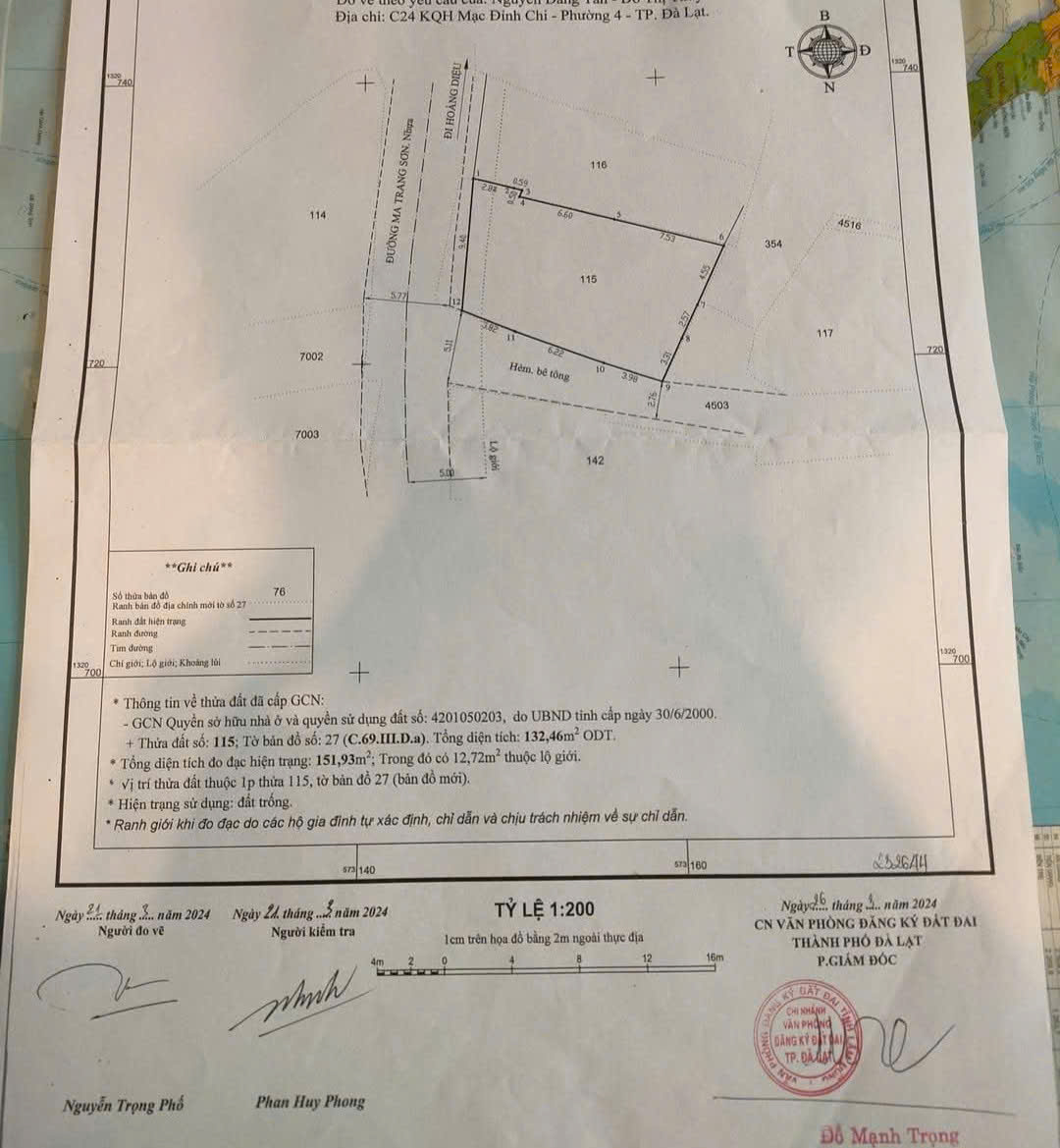 Bán đất trung tâm Đà Lạt, đường Ma Trang Sơn, P.5, lô góc 2 mặt tiền 16021123
