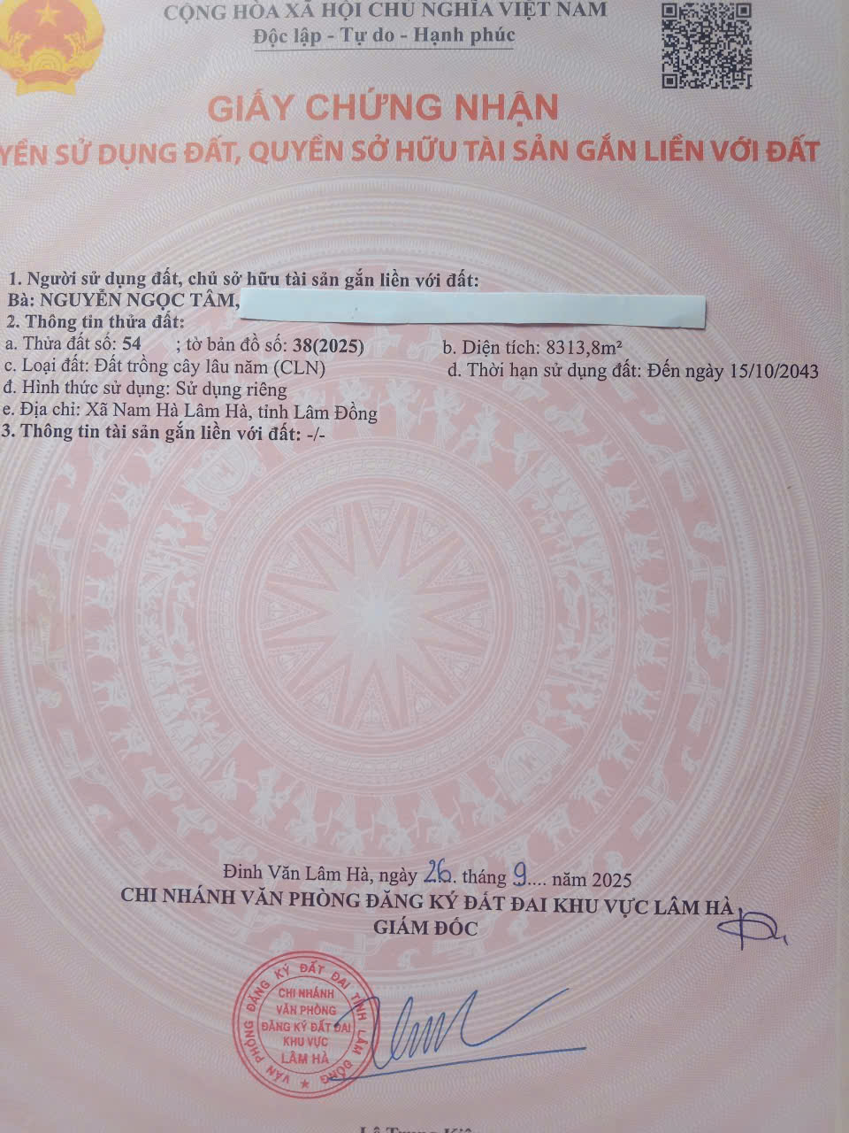 ĐẤT ĐẸP – GIÁ TỐT - CẦN BÁN LÔ ĐẤT 2 MẶT TIỀN 8.313,8 M² TẠI XÃ NAM HÀ LÂM HÀ, TỈNH LÂM ĐỒNG 16021166