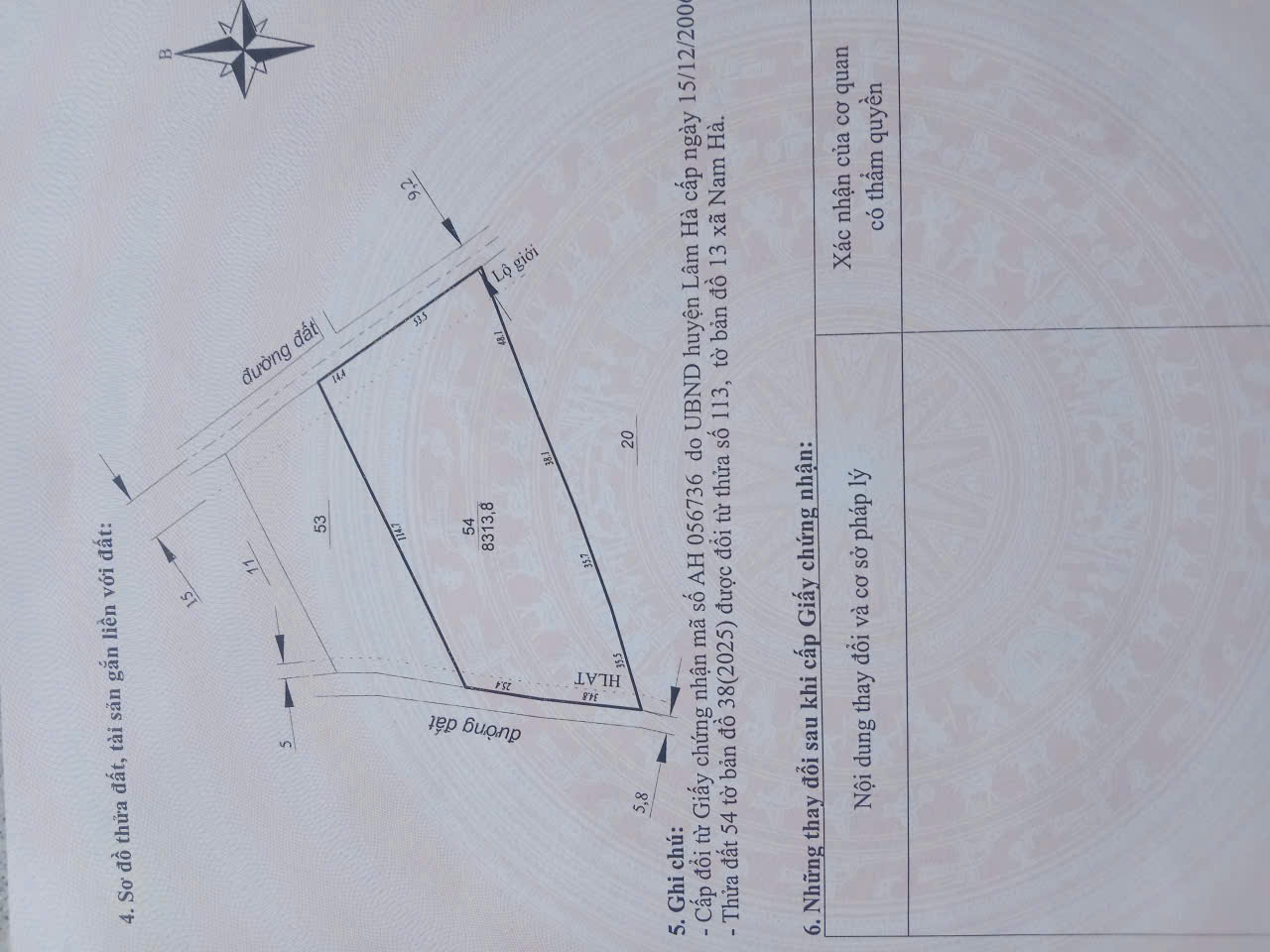 ĐẤT ĐẸP – GIÁ TỐT - CẦN BÁN LÔ ĐẤT 2 MẶT TIỀN 8.313,8 M² TẠI XÃ NAM HÀ LÂM HÀ, TỈNH LÂM ĐỒNG 16021166