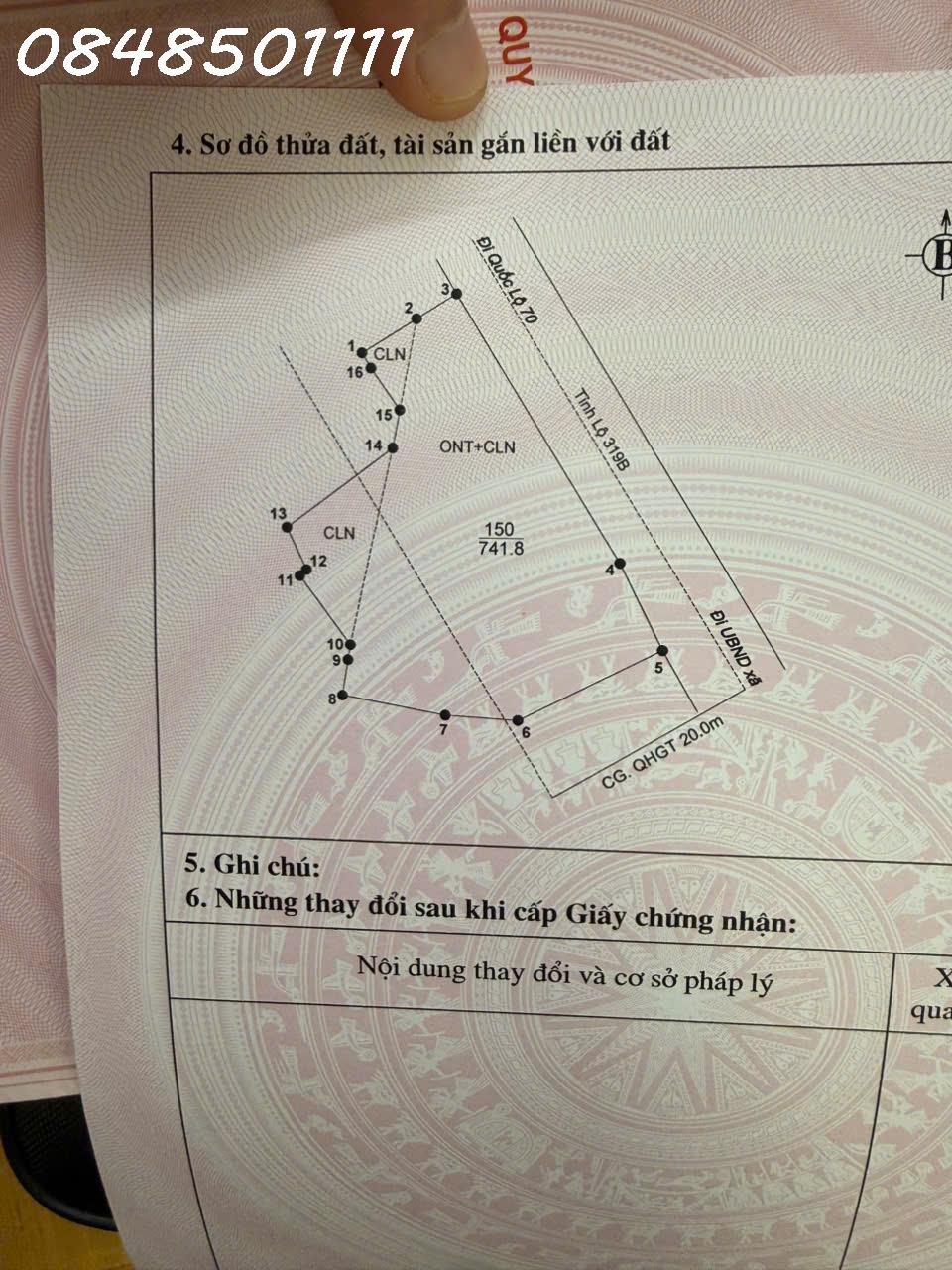 Em lên cho anh/chị quý nhà đầu tư nhà vườn tại xã Bằng Luân - Đoan Hùng - Phú Thọ 16021243