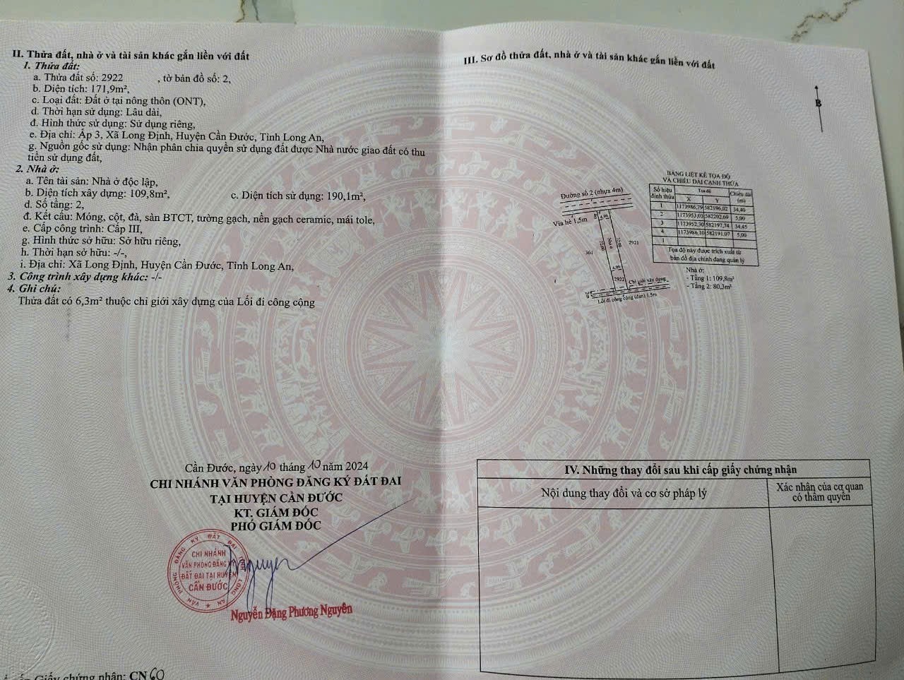 NHÀ CHÍNH CHỦ - GIÁ TỐT CHÍNH CHỦ BÁN NHANH CĂN NHÀ Vị trí gần trung tâm Bến Lức  Long An 16021259