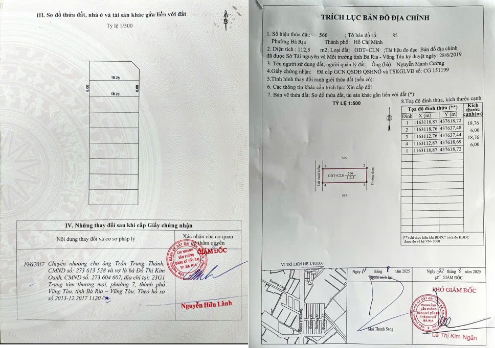ĐẤT PHƯỚC HƯNG ĐẸP – GIÁ ĐẦU TƯ  – CHÍNH CHỦ CẦN BÁN Tại Phường Phước Hưng, TP Bà Rịa, Bà Rịa Vũng 16021460