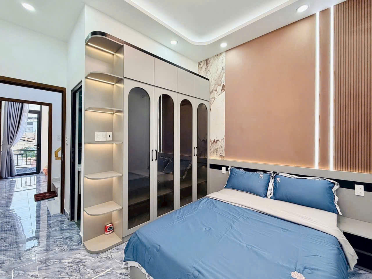 Nhà Huỳnh Tấn Phát 3 tầng, 4PN , mới xây 100% , ngang 5m, full nội thất đẹp, chỉ nhỉnh 4 tỷ, phù 16021504