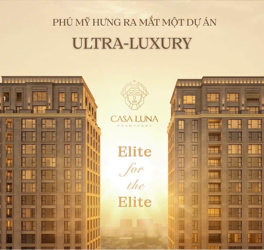CASA LUNA PHÚ MỸ HƯNG  49 DINH THỰ TRÊN KHÔNG – TUYỆT TÁC DÀNH CHO GIỚI TINH HOA 16021600
