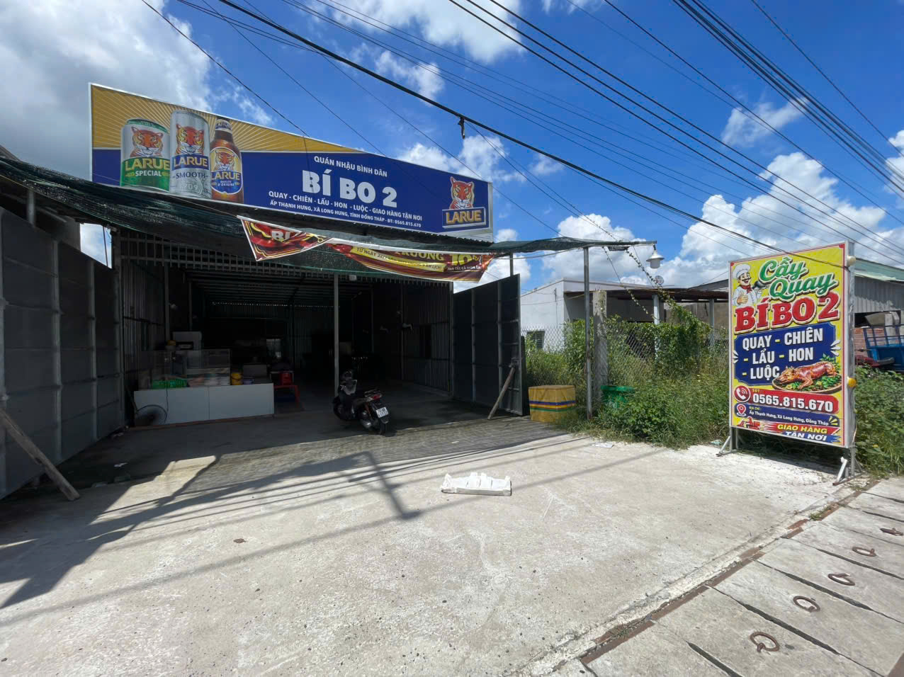 CHÍNH CHỦ CHO THUÊ MẶT BẰNG – SANG NHƯỢNG TOÀN BỘ ĐỒ DÙNG TẠI PHƯỚC THẠNH, MỸ THO, TIỀN GIANG. 16021613
