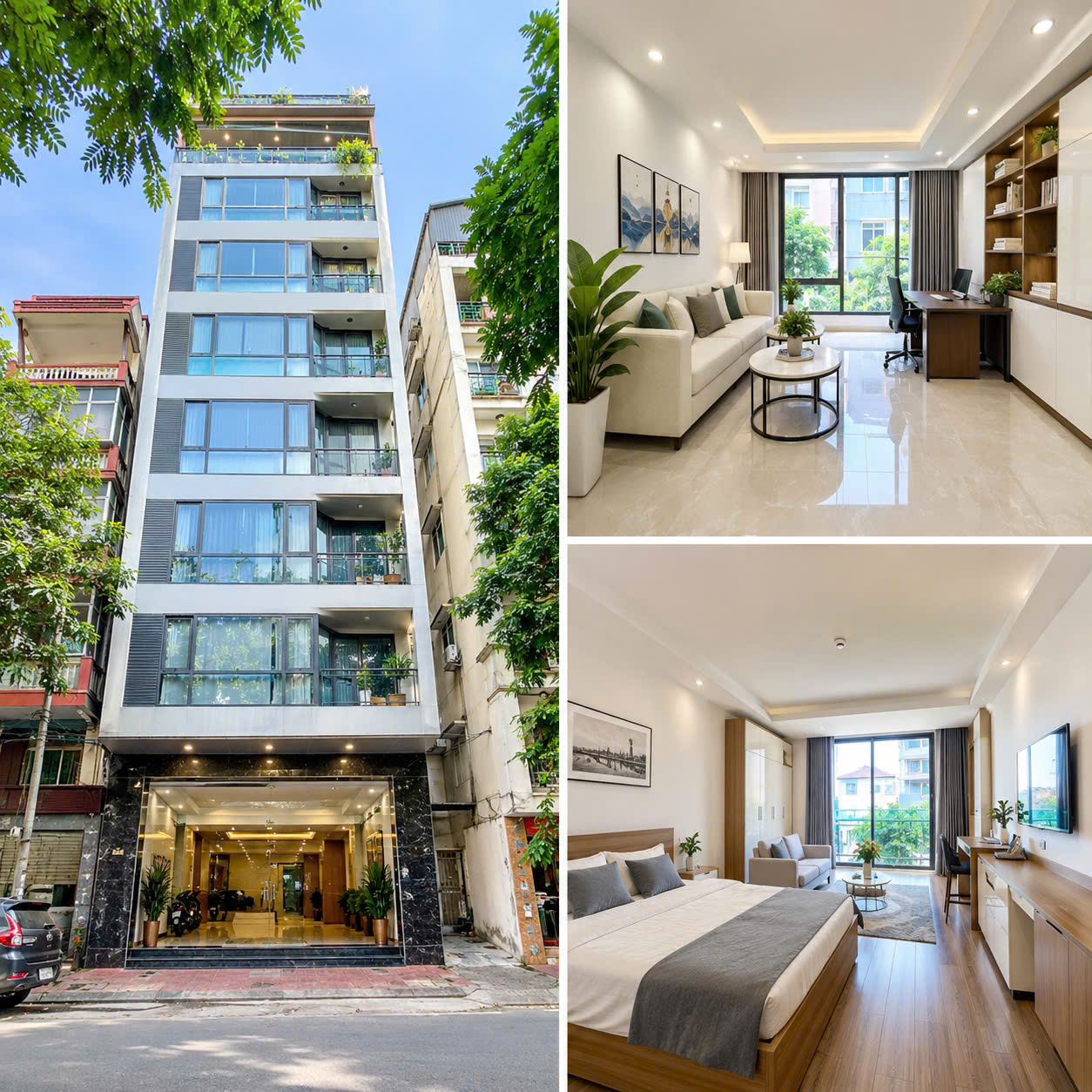 🔥 TÒA BUILDING NGUYÊN HỒNG – 85M² – MẶT TIỀN 7M – 8 TẦNG TM – Ô TÔ TRÁNH – DÒNG TIỀN 80 16021618