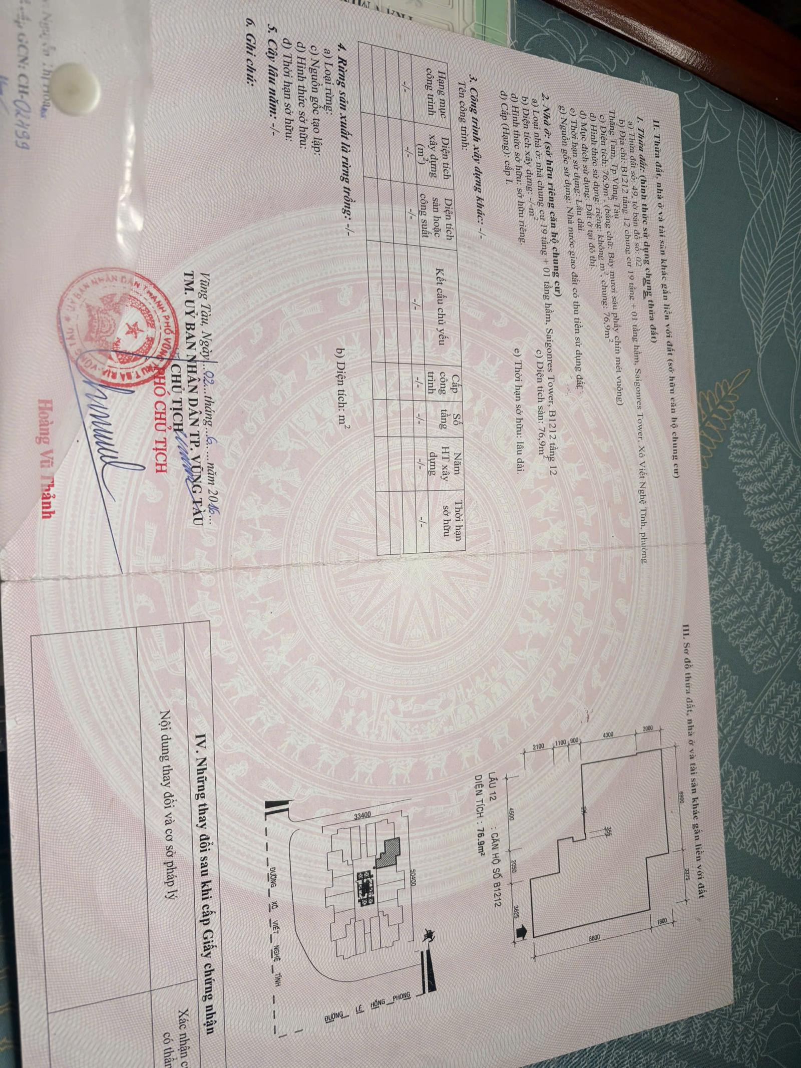 Gia đình Em đang muốn nhượng lại căn nhà tầng 12 chung cư saigon res 233 xô viết nghệ tĩnh, Vũng 16021655