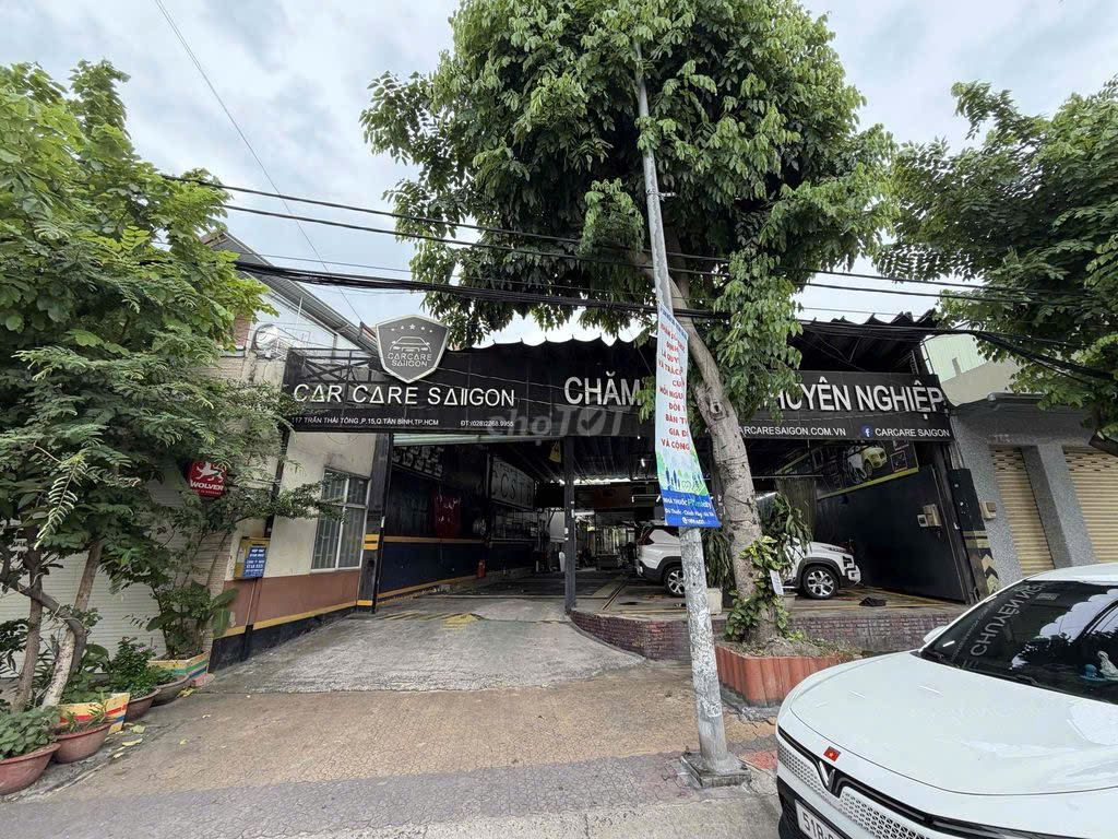SANG NHƯỢNG TIỆM CHĂM SÓC XE 500M² – TÂN BÌNH Vị trí: Đường Trần Thái Tông, P.15, Q. Tân Bình, 16021726