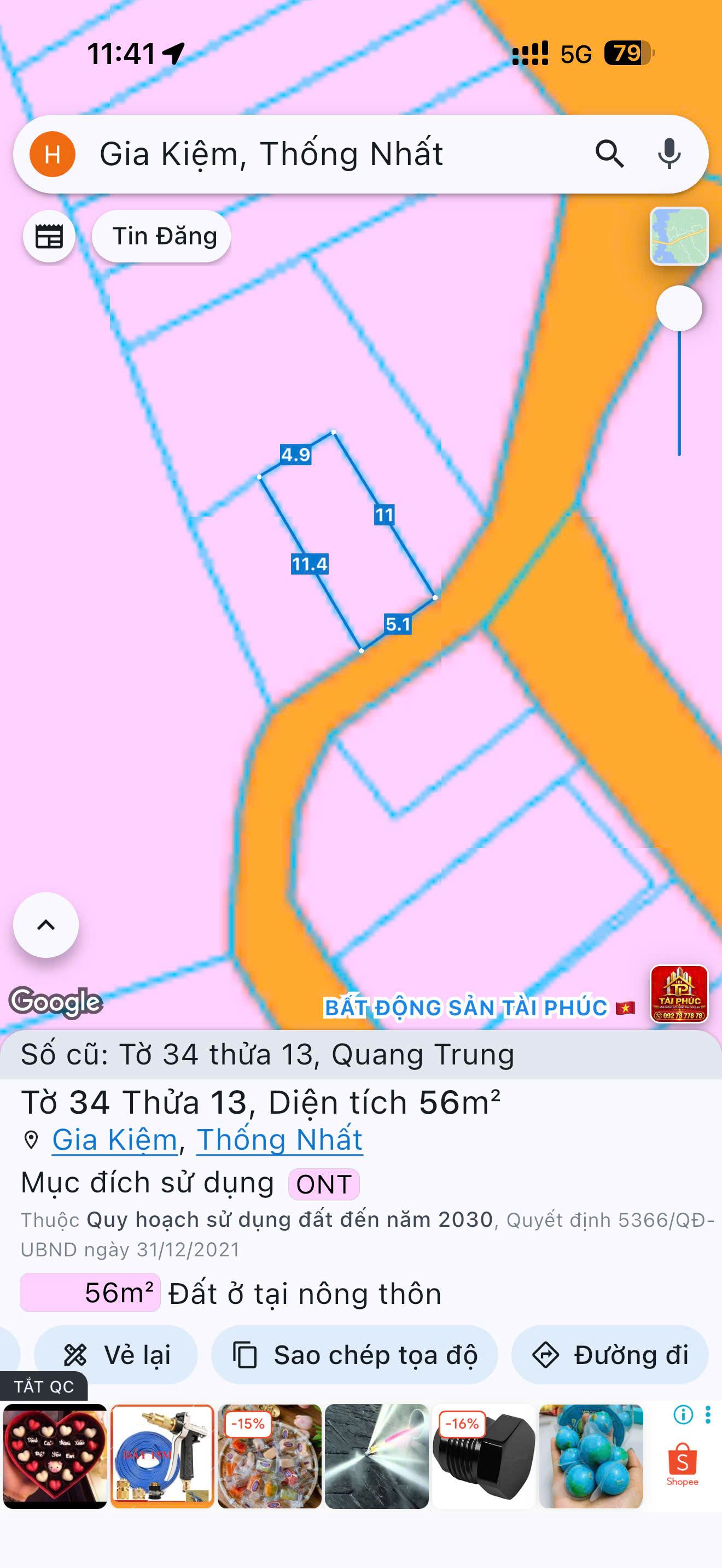 CHÍNH CHỦ CẦN BÁN ĐẤT THỔ CƯ GIA KIỆM - THỐNG NHẤT - GIÁ CHỈ 850 TRIỆU
 16021948