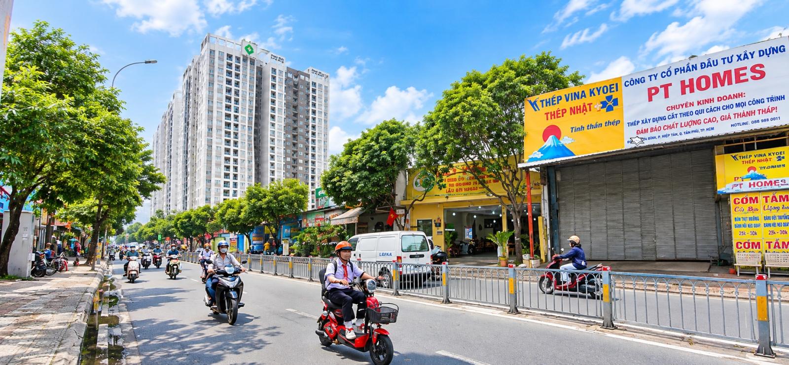 Cho thuê nhà Mặt Tiền Hòa Bình 420m² - NGANG 10M - CẠNH CHUNG CƯ - SÁT NGÃ TƯ BỐN XÃ 16021980