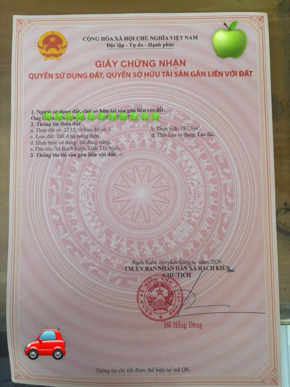 CHÍNH CHỦ Cần Bán Nhà Vị Trí Đẹp Tại Long Khê - Cần Đước - Long An (môi giới 02%) 16022074