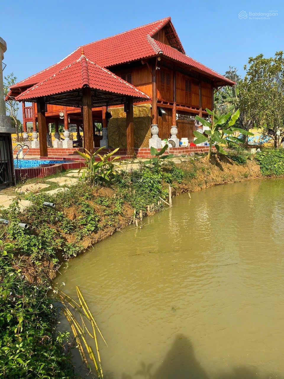 Bán 4800m2 đất nghỉ dưỡng hòa bình phú thọ tặng nhà sàn gía chỉ 4, 8 tỷ 16022199