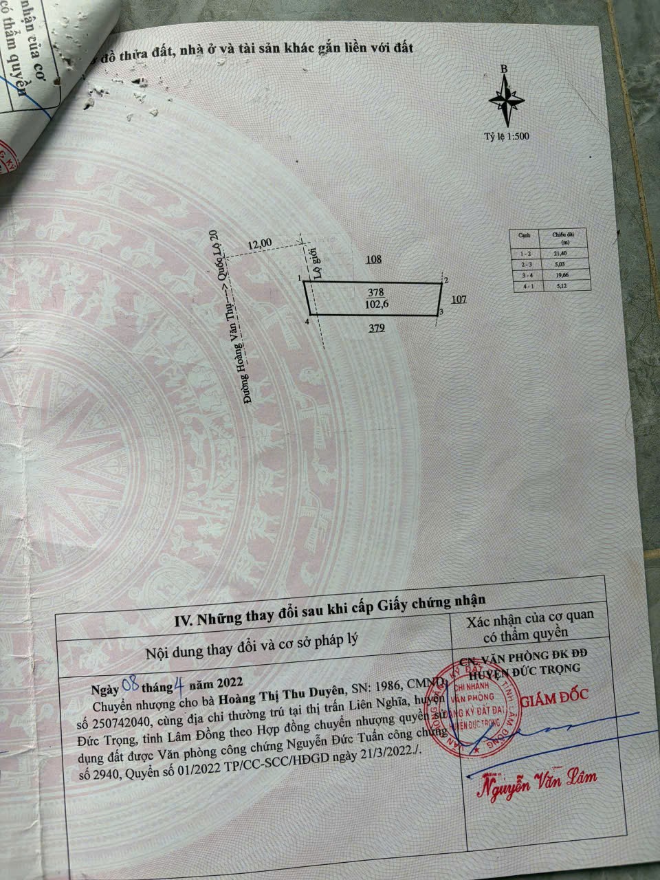 NHÀ VỊ TRÍ ĐẸP- GIÁ TỐT Bán Nhanh CĂN NHÀ MẶT TIỀN ĐƯỜNG HOÀNG VĂN THỤ,ĐỨC TRỌNG, LÂM ĐỒNG 16022261