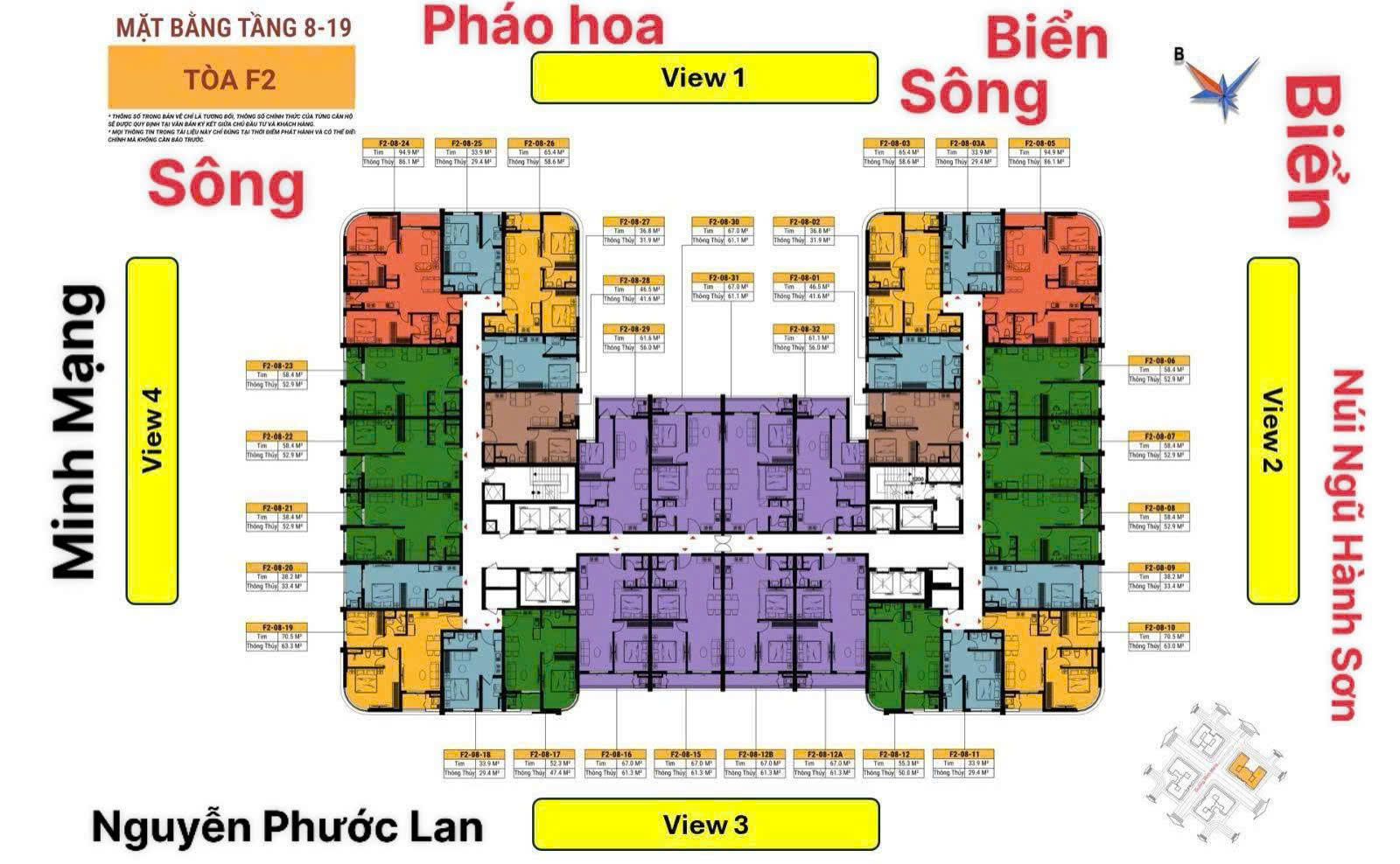 Chỉ 1 tỷ 658 (100%) - sở hữu căn hộ Sun Group TT Hoà Xuân - Sổ hồng sở hữu lâu dài 16022266