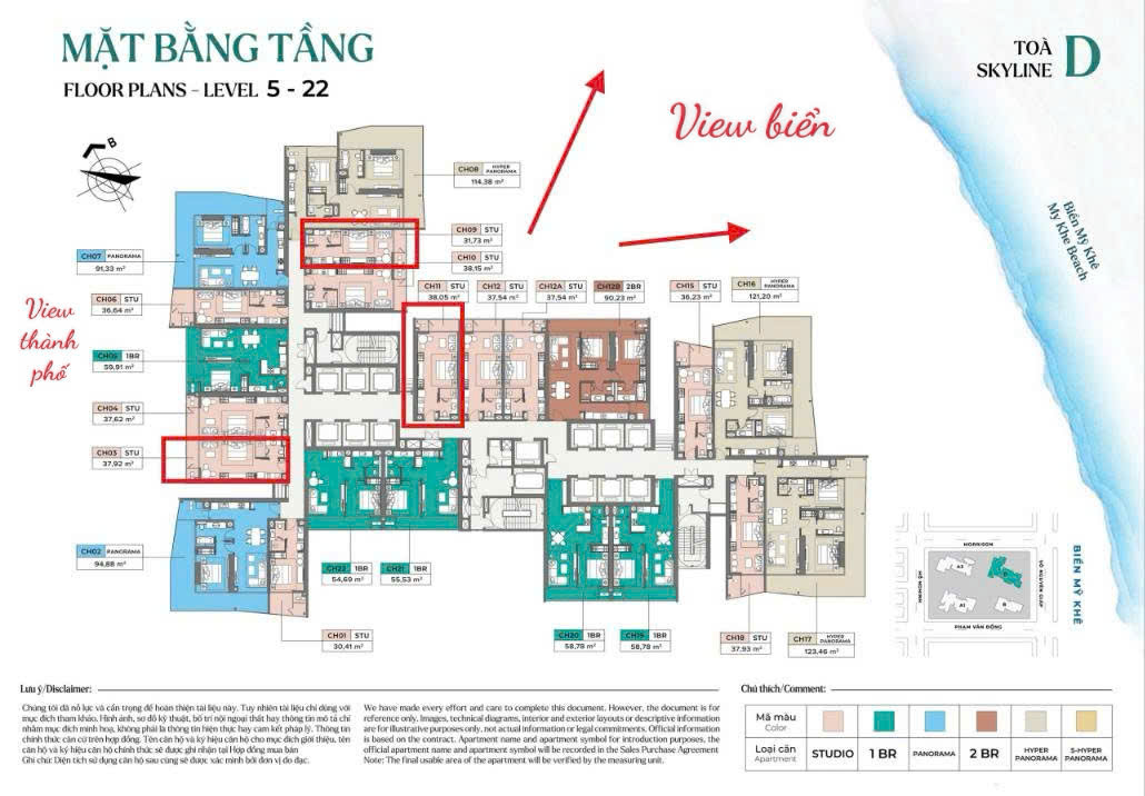 Chỉ 2,6 tỷ sở hữu căn hộ mặt biển Mỹ Khê giá tốt, vị trí đẹp, nhận nhà khai thác ngay 16022270