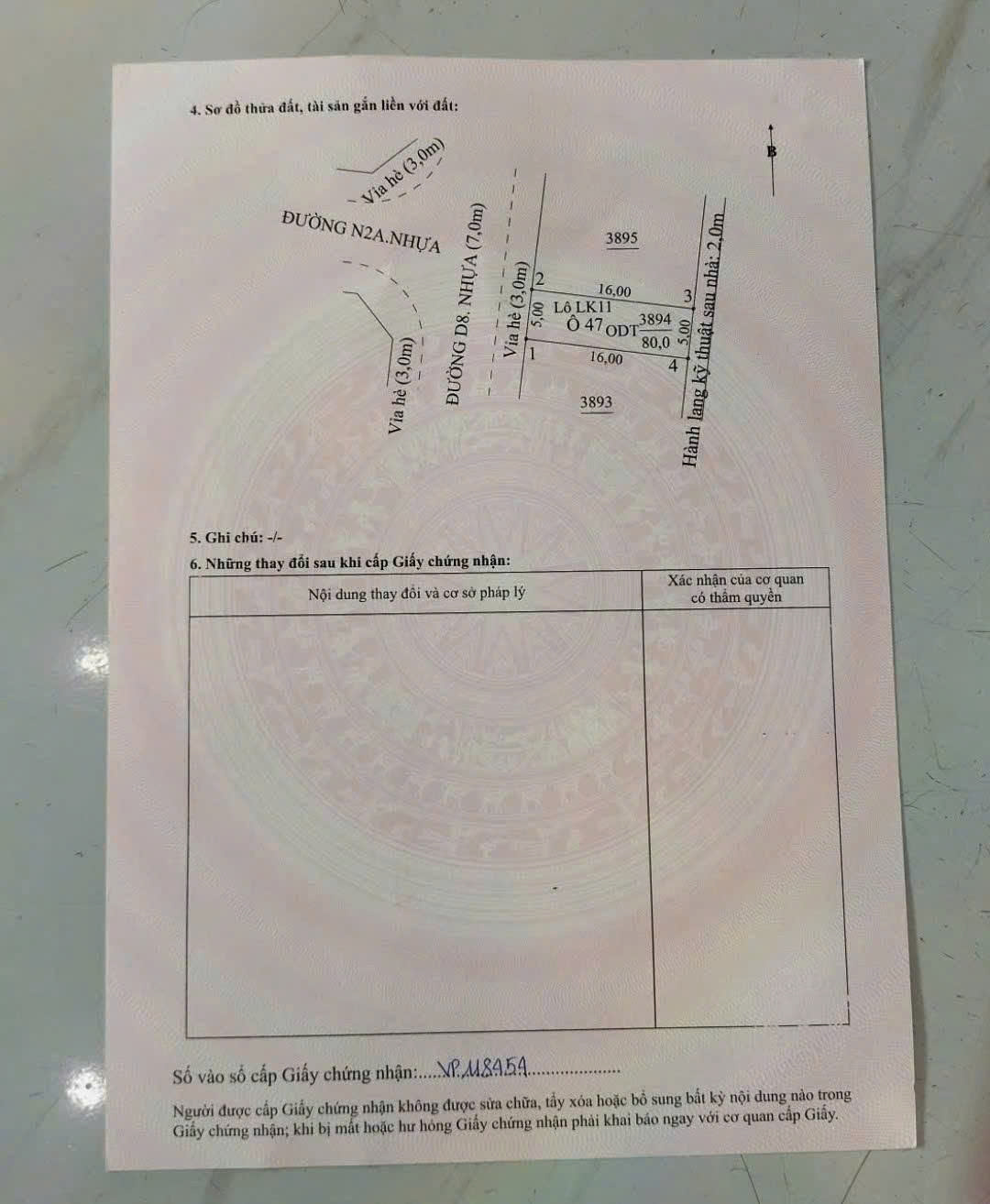 Chính chủ bán đất 80m2 phường Hòa Lợi, TP.HCM - Mặt tiền đường nhựa 7m, giá chỉ 2,x tỷ 16022279