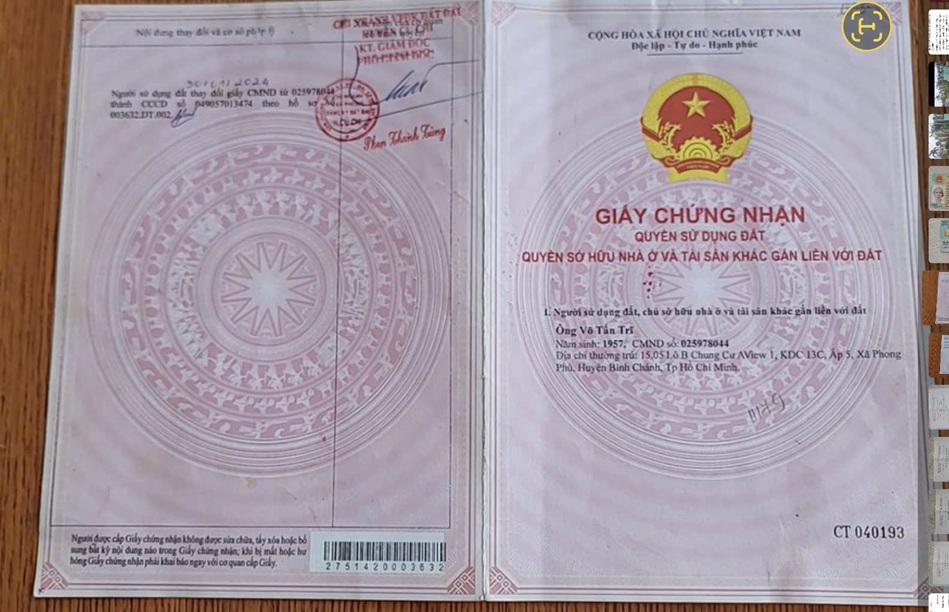 ĐẤT 2 MẶT TIỀN – GIÁ TỐT  – CHÍNH CHỦ CẦN BÁN Tại số 15, Đường Bàu Lách, Xã Phạm Văn Cội, Huyện Củ 16022350