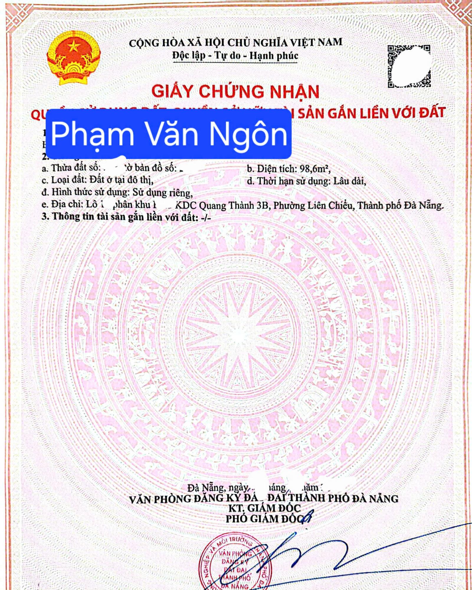 🔴💥Bán đất đường 10,5m Phạm Văn Ngôn - trục thông Nguyễn Lương Bằng 16022353