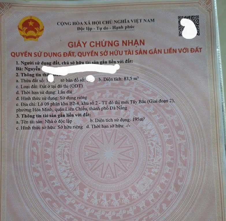 Nhà 3 tầng MT đường Bàu Năng 1- Gần Lý Thái Tông 16022354