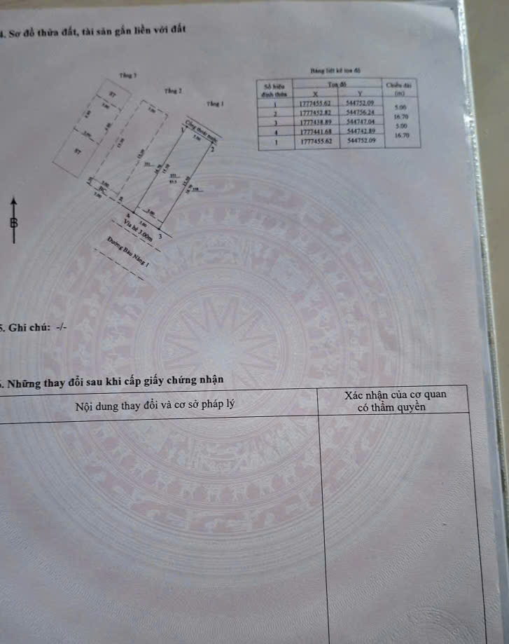 🏫 Chào bán nhà 3 tầng MT Bàu Năng 1, P Hoà Mình , Đà Nẵng 16022522