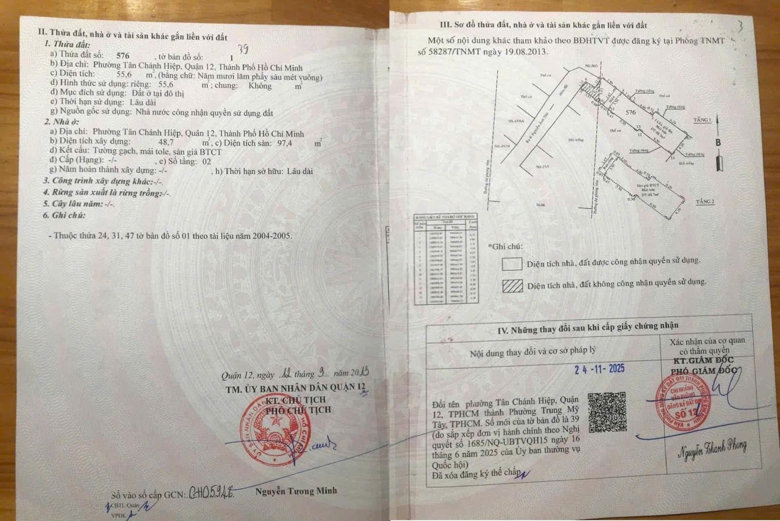 CHÍNH CHỦ BÁN NHÀ RIÊNG ĐƯỜNG NGUYỄN ẢNH THỦ (P.Trung Mỹ tây mới)- Tân Chánh hiệp Q.12, TP.HCM) 16022591