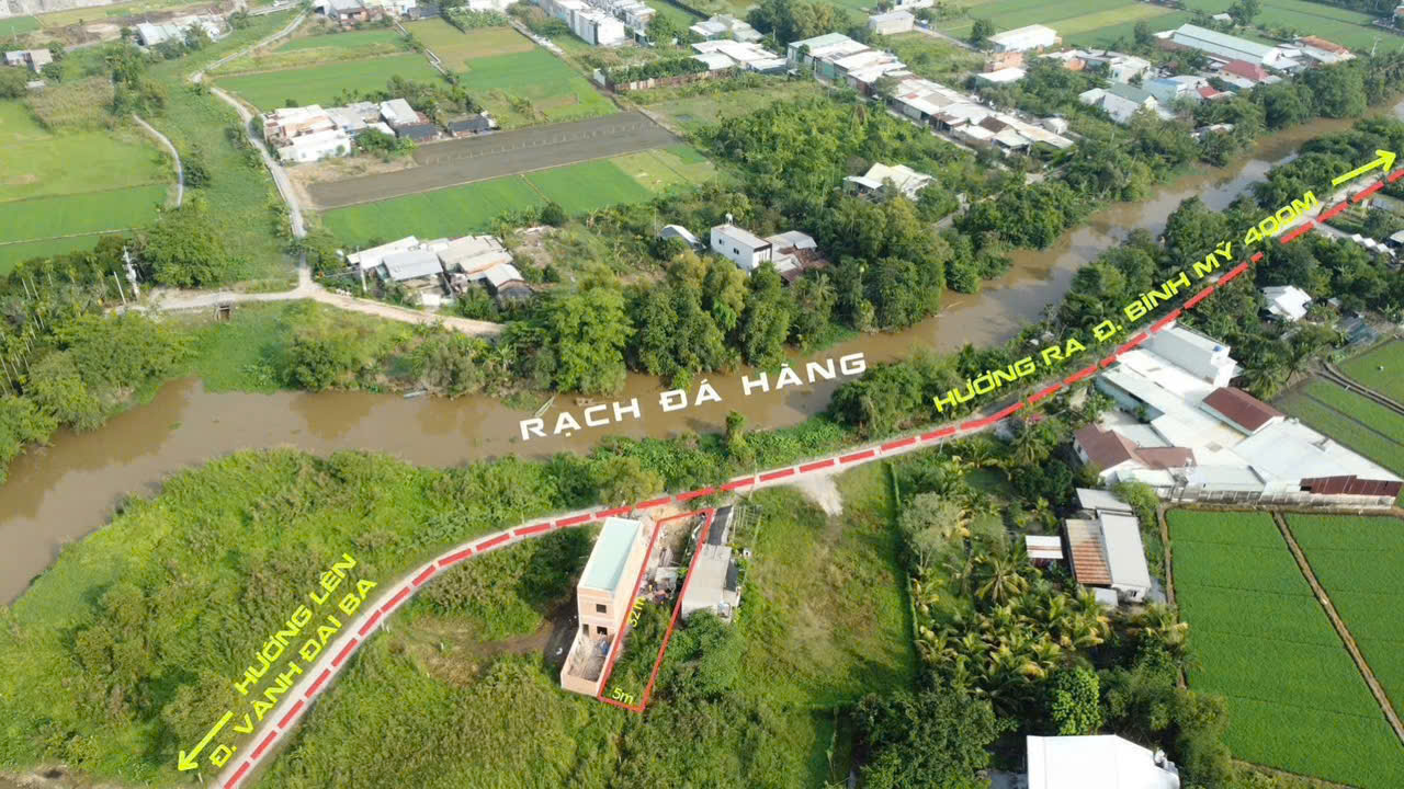 CHÍNH CHỦ BÁN NHÀ MẶT TIỀN KÊNH ĐÁ HÀNG – BÌNH MỸ, CỦ CHI 16022655