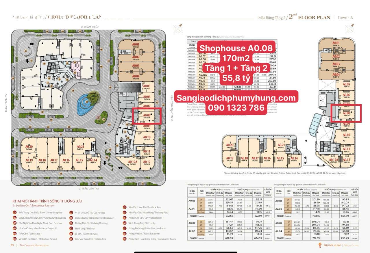 SỞ HỮU SHOPHOUSE A0.08 TRITON CROWN – MẶT BẰNG THƯƠNG MẠI 2 TẦNG, ƯU ĐÃI ĐẾN 6%. NHẬN CHI TIẾT 16022662