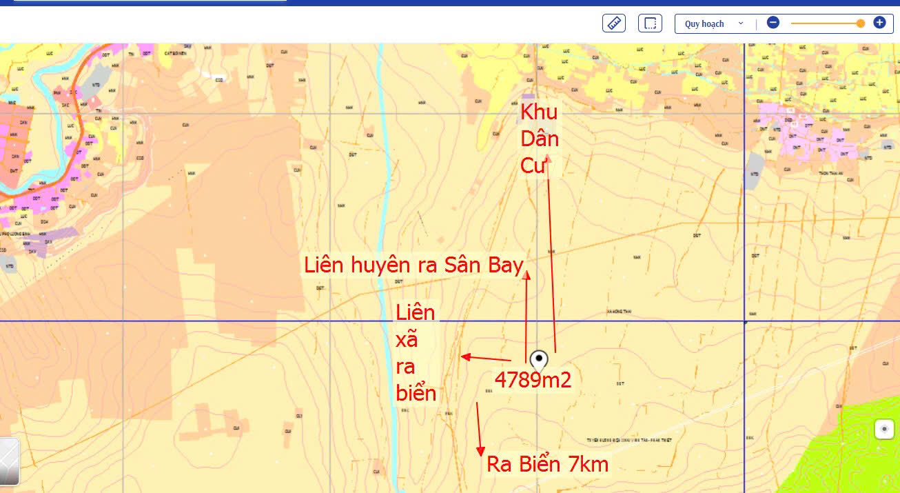 Chính chủ bán đất 4.789m2 tại Hồng Thái, Bình Thuận - Mặt tiền 20m, giá 590 triệu 16022838