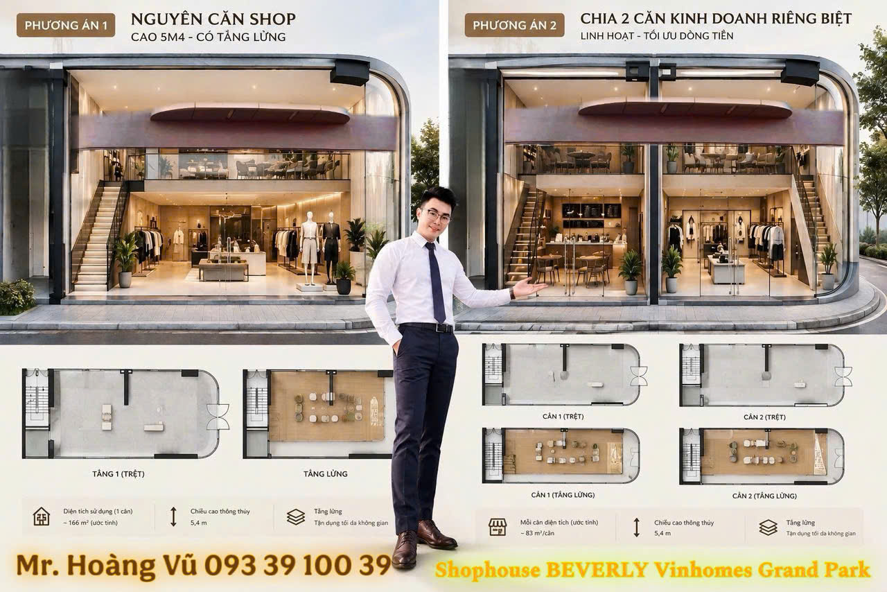 Một mặt bằng hai chiến lược Shophouse Beverly Vinhome Quận 9 lời ngay 5%: từ 129 triệu/m2 16022983