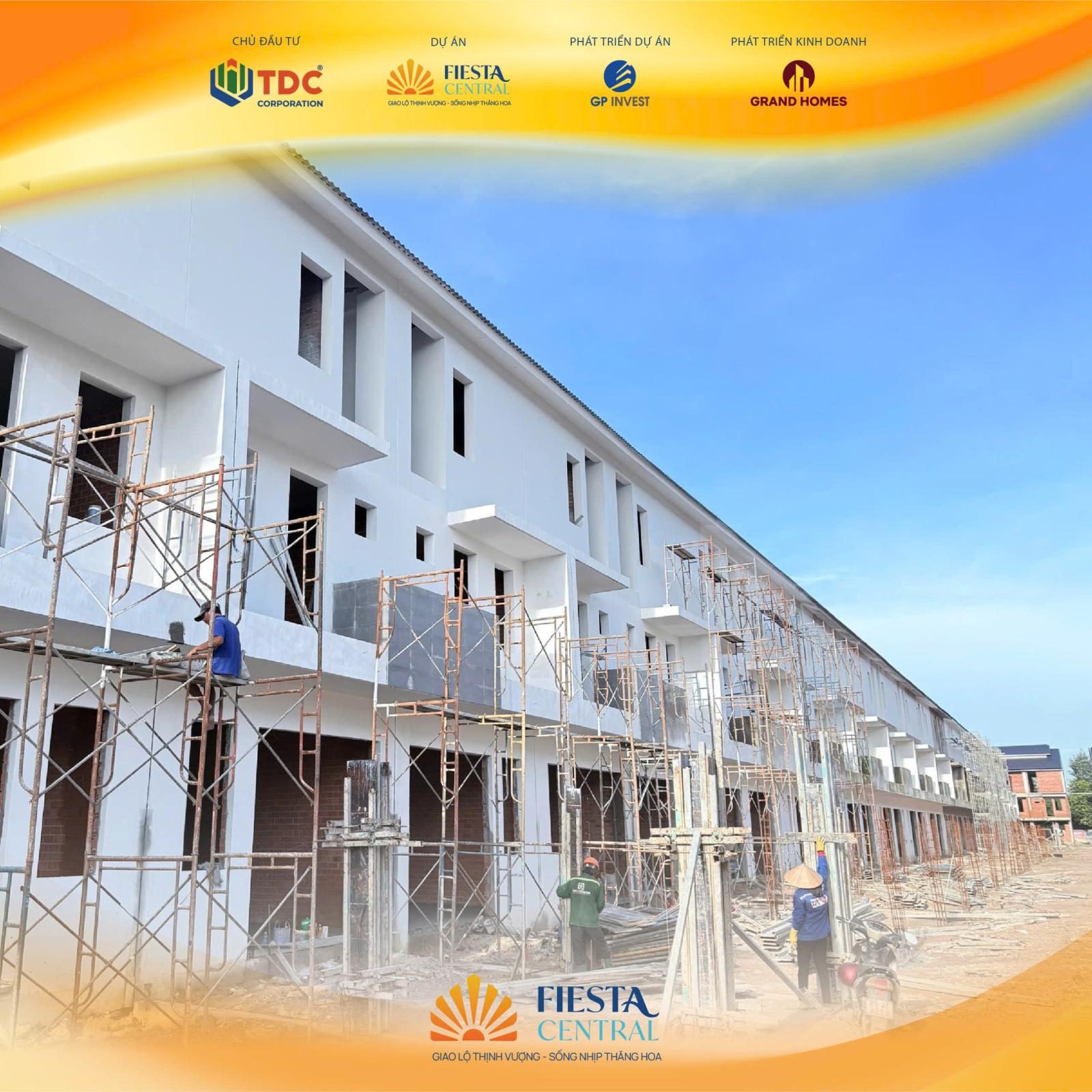 Không Nơi Nào Rẻ Hơn - Chỉ 15 Triệu/m2 Sở Hữu Nhà Phố 3 Tầng Fiesta Central Tại Tp. Mới Bình Dương 16023002