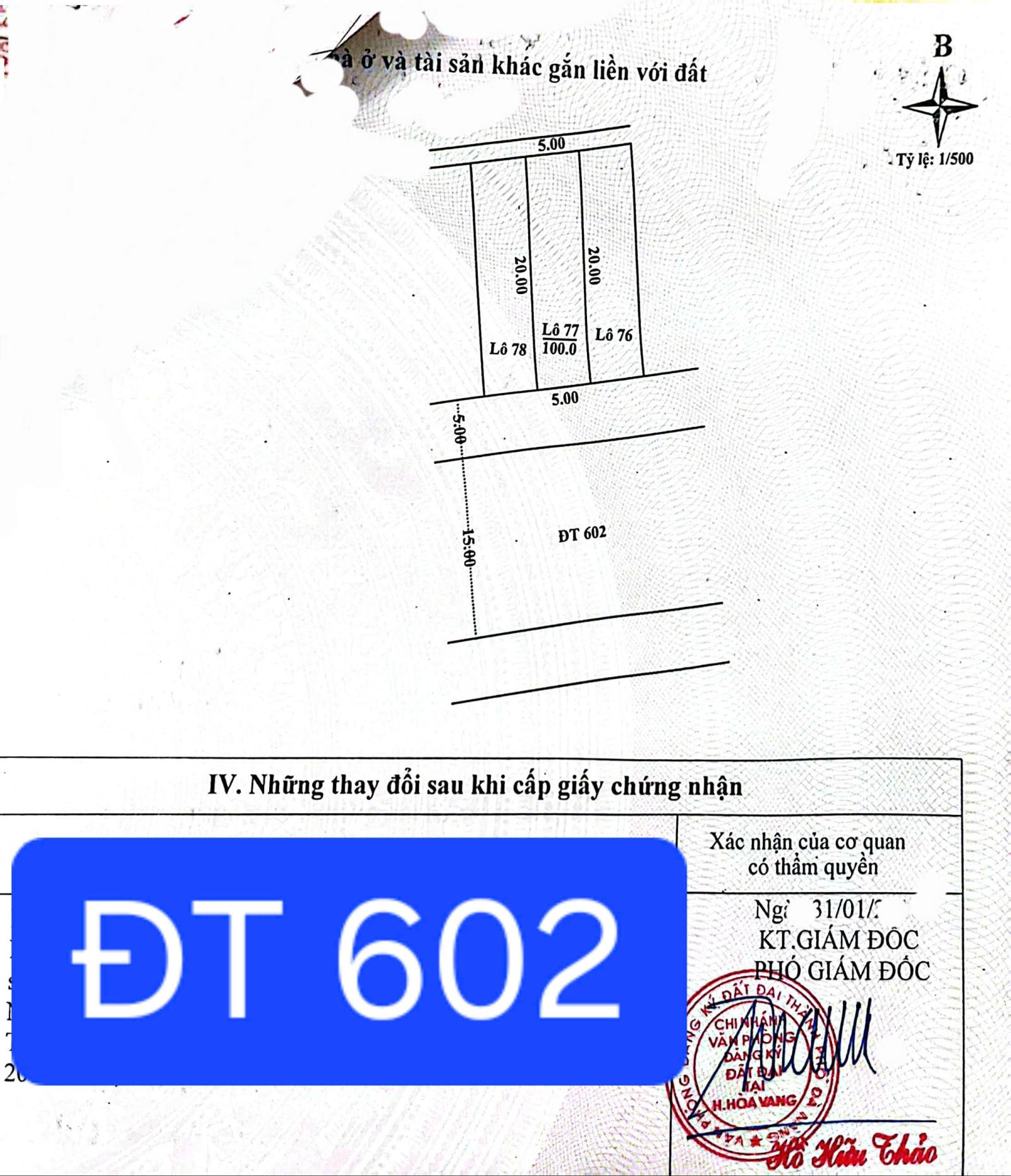 🔴💥Bán đất đường 15m - ĐT602 - Hòa Ninh - cách chợ 200m 16023016