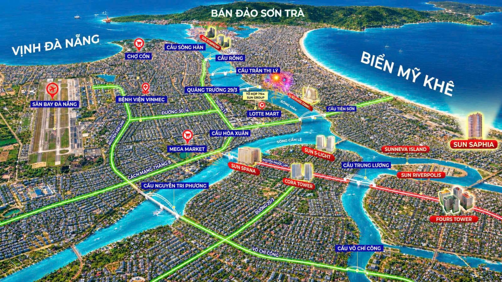 BOOKING CHỈ 50 TRIỆU TRÊN VỊ TRÍ – ĐÓN ĐẦU CĂN HỘ MẶT BIỂN SUN SAPHIA RESIDENCE ĐÀ NẴNG 16023141