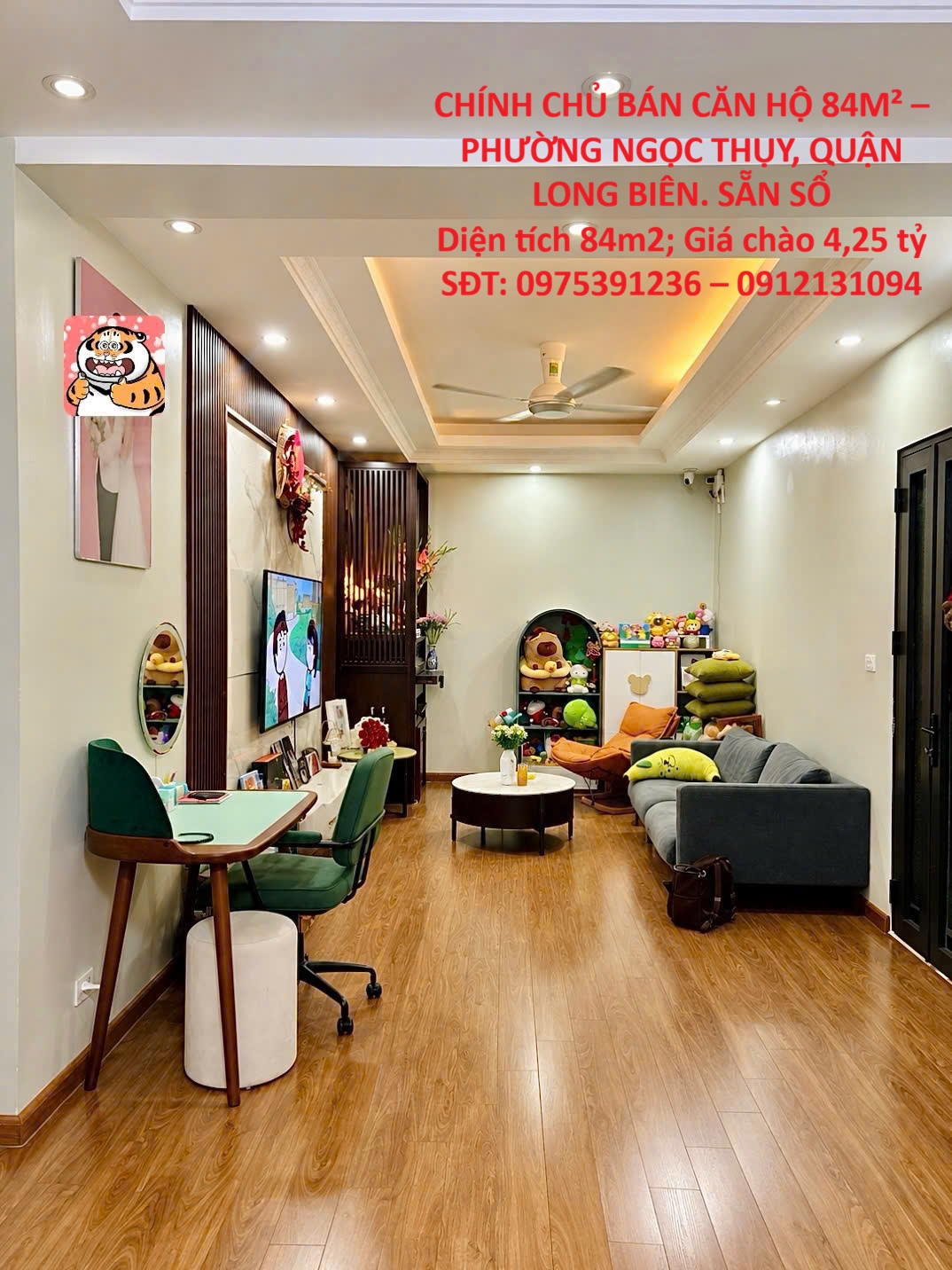 CHÍNH CHỦ BÁN CĂN HỘ 84M² – PHƯỜNG NGỌC THỤY, QUẬN LONG BIÊN. SẴN SỔ Phù Hợp Gia Đình Nhu Cầu Ở Thật 16023489