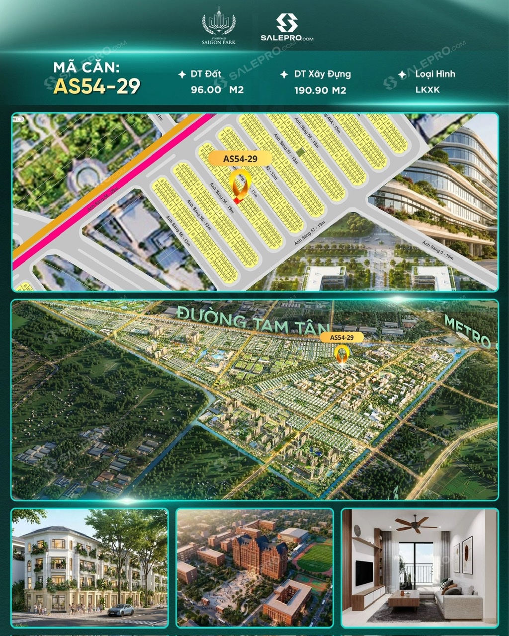 Kính gửi Anh/Chị thông tin căn🔹 Mã căn: AS54-29 CĂN XẼ KHE VINHOMES HỐC MÔN 16023886
