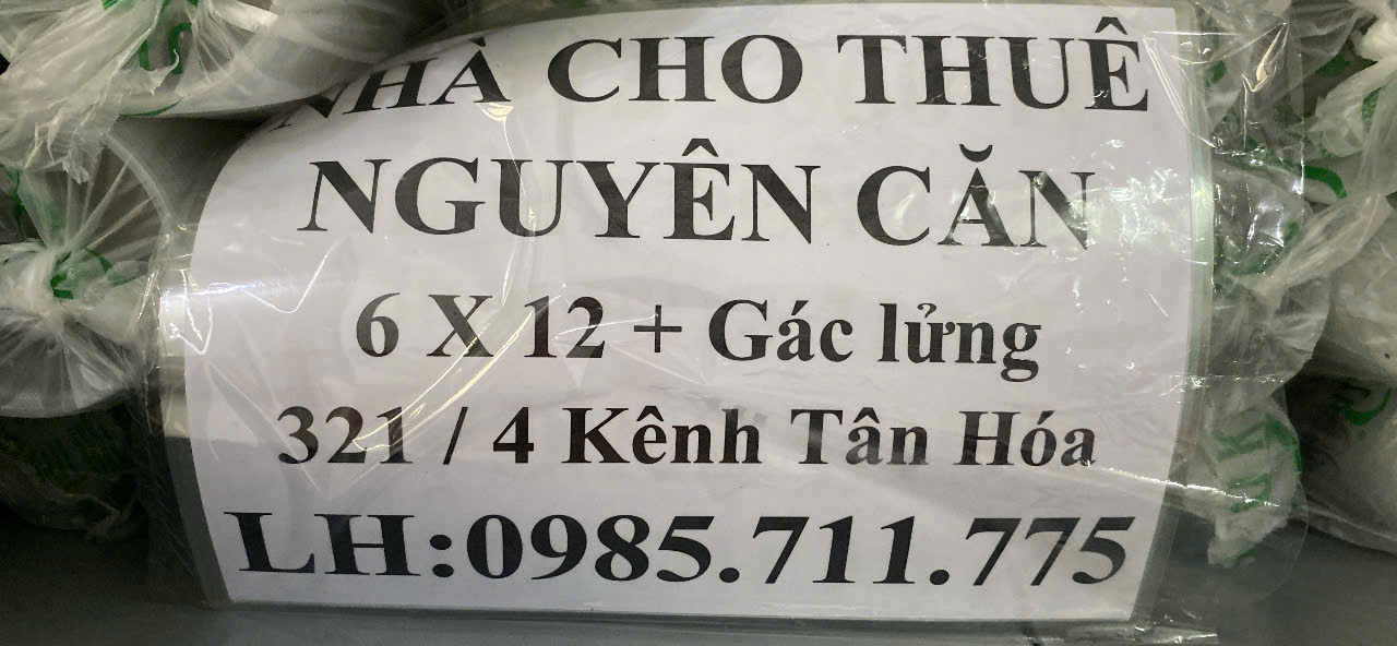 Cho thuê nhà mặt nguyên căn có gác, có thể kinh doanh và ở lại.
 16023916