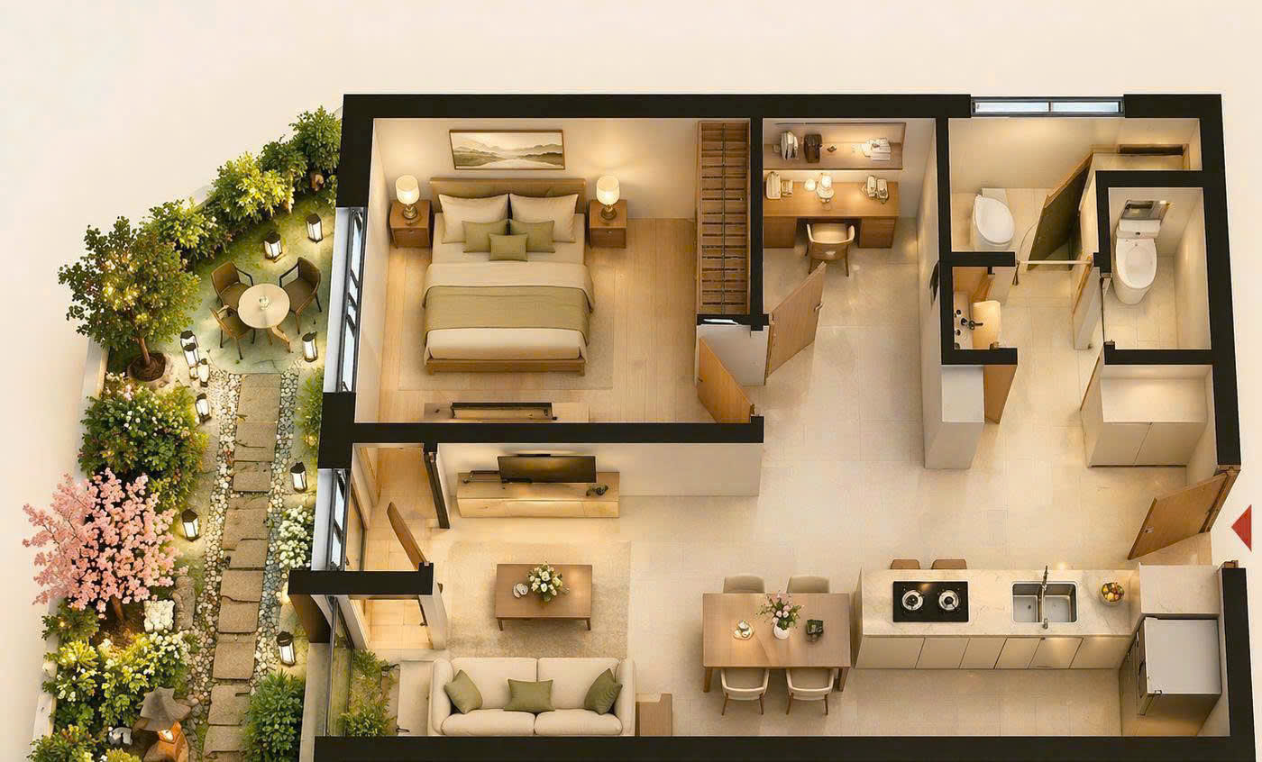 CĂN HỘ SÂN VƯỜN FOUR S TOWER – CHỈ TỪ 2,7 TỶ - SỐNG XANH GIỮA LÒNG ĐÀ NẴNG 16023987
