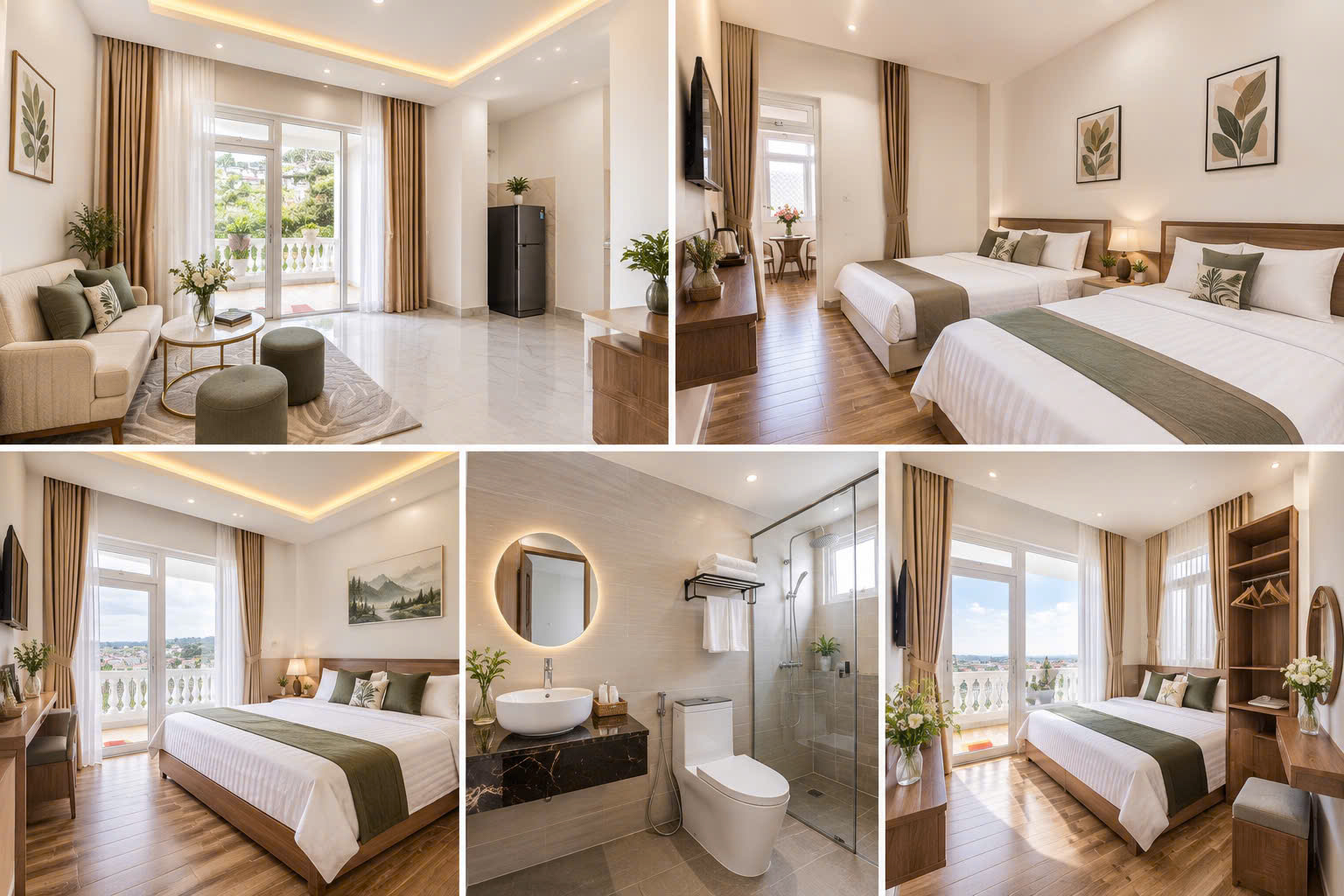 Cho thuê khách sạn 3 sao 46 phòng 2 mặt tiền giá 120 triệu phường 8 Đà Lạt Lâm Đồng 16024073