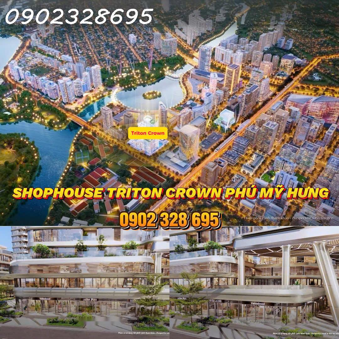 PHÚ MỸ HƯNG MỞ BÁN SHOP HỒ BÁN NGUYỆT VỊ TRÍ SIÊU ĐẸP 16024091