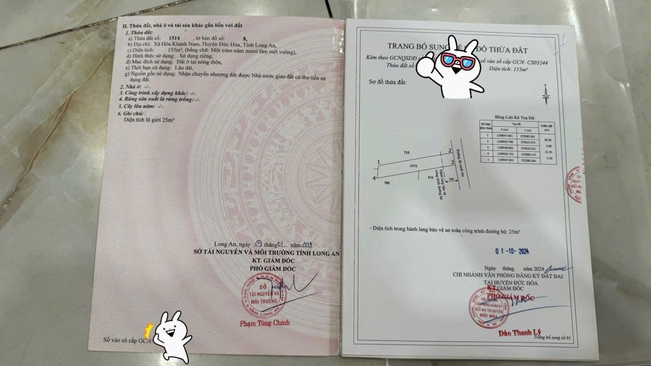 ĐẤT ĐẸP- GIÁ TỐT - CHÍNH CHỦ CẦN BÁN Tại xã Hoà Khánh Nam, Đức Hòa, Long An 16024236