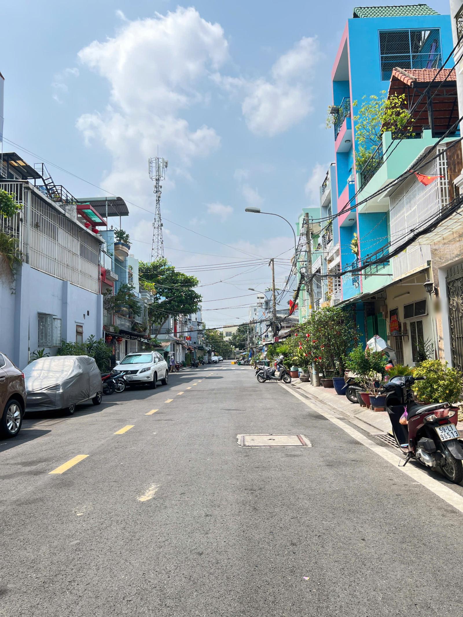Nhà mới 2 tầng mặt tiền đường số ngay chợ Phạm Thế Hiển P4Q8. Giá: 4.6 tỷ bớt lộc 16024250
