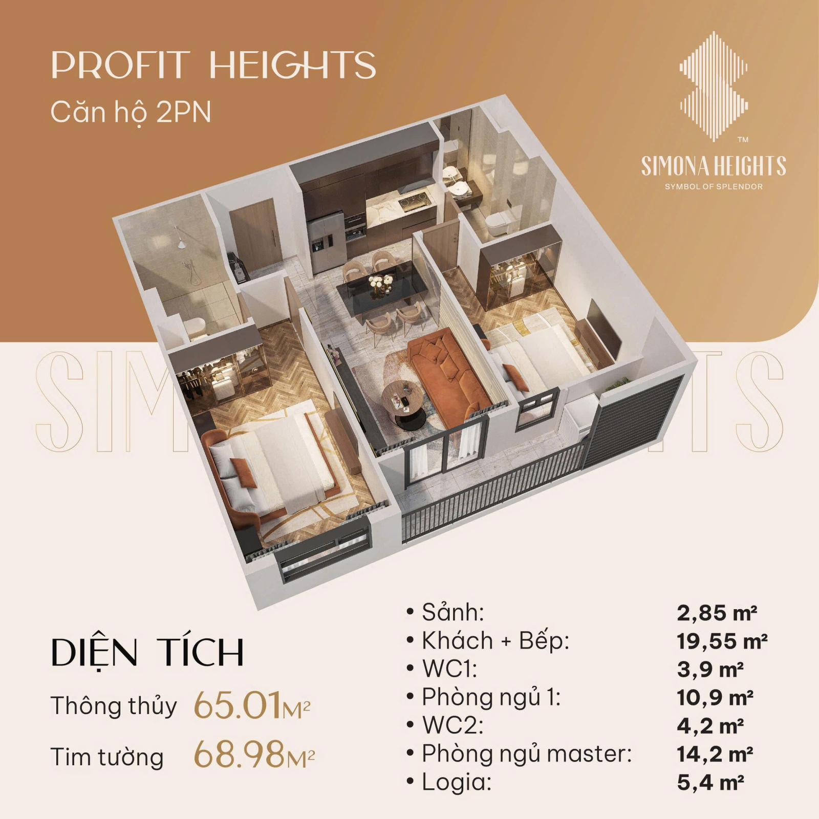 🔥 CĂN GÓC 3PN SIMONA HEIGHTS QUY NHƠN  16024301