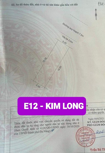 🔴💥Bán đất - Khu E Kim Long - Đường Hòa Phú 21 16024306