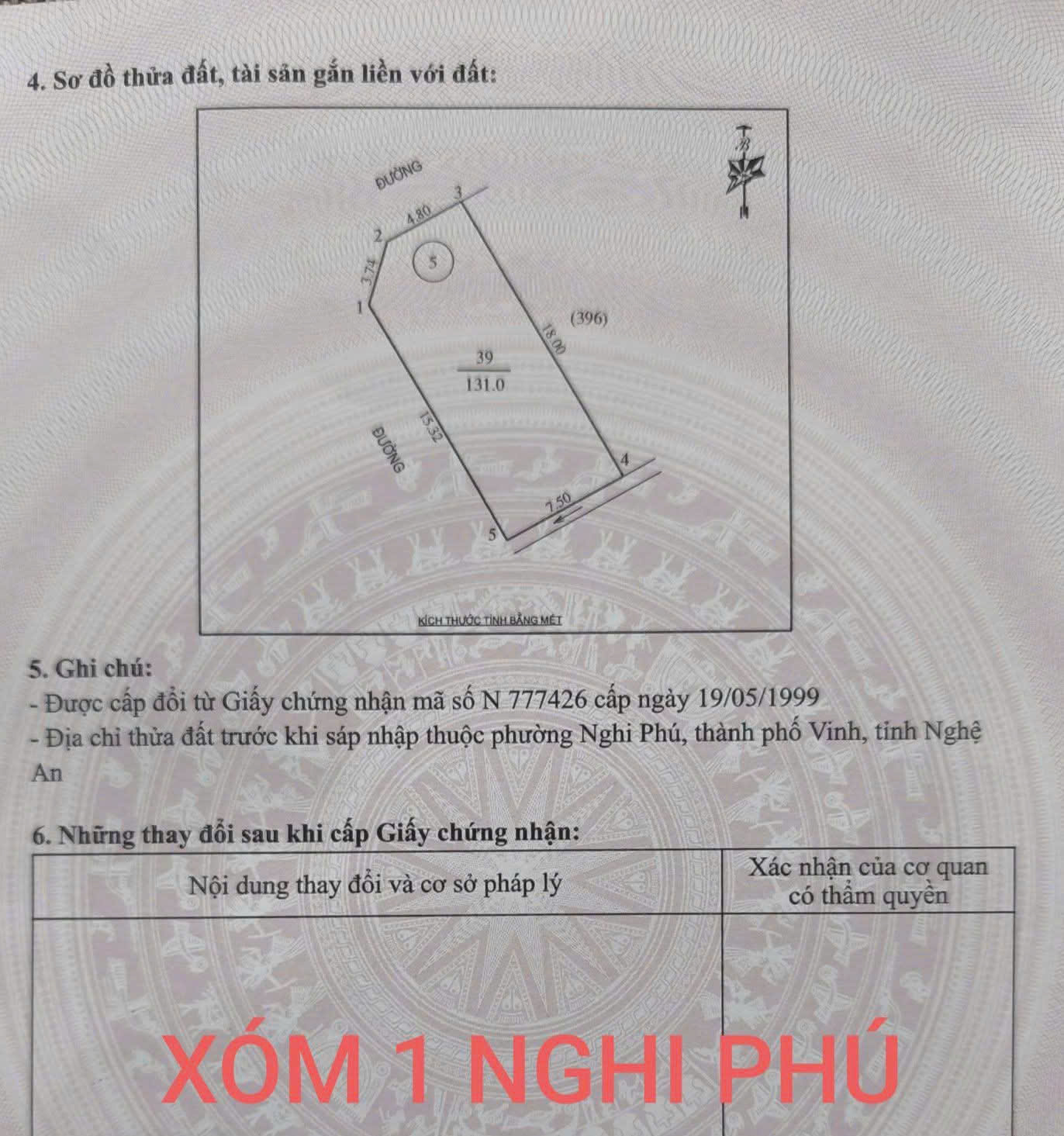 CƠ HỘI SỞ HỮU LÔ GÓC 2 MẶT ĐƯỜNG – 131M² KHU TĐC XÓM 1 NGHI PHÚ 16024700