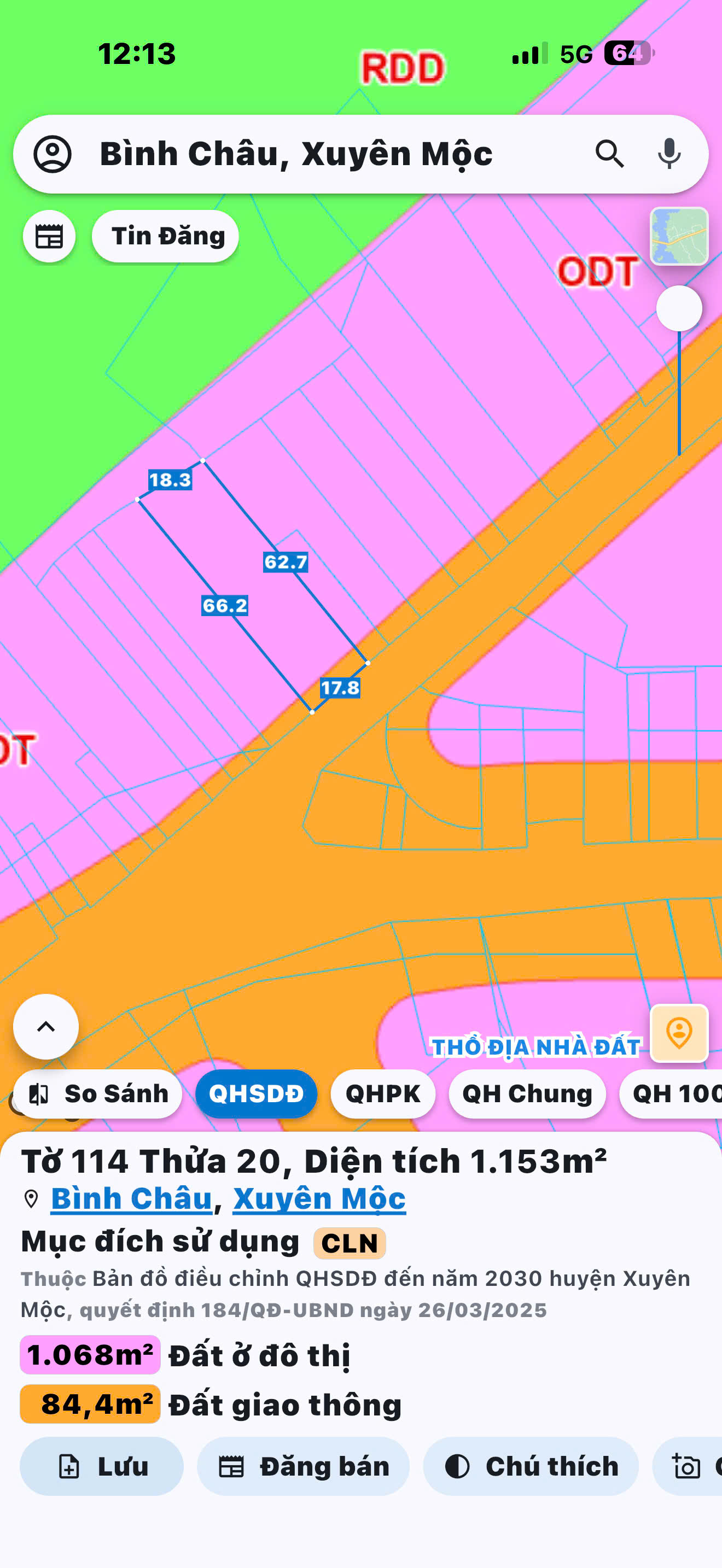 SIÊU PHẨM ĐẤT BÌNH CHÂU – XUYÊN MỘC  VỊ TRÍ ĐẮC ĐỊA, TIỀM NĂNG ĐẦU TƯ-35TR/M2 16024929
