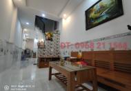 Bán cắt lỗ nhà mới HXH thông Quận 12, sd 86m2, 2 tầng, chỉ 3tỷ595 TL