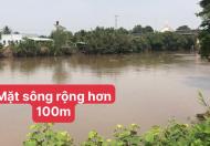 Chính chủ bán đất thổ cư view sông Vàm Cỏ giá rẻ 5.6tr/m2 sổ hồng riêng