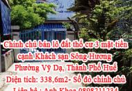 Chính chủ cần bán lô đất thổ cư 3 mặt tiền cạnh Khách sạn Sông Hương, Phường Vỹ Dạ.