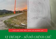Bán đất sổ đỏ chính chủ mặt biển xã Quảng Lợi. Liên hệ 0911.633.555
