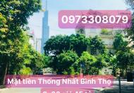 Mặt phố BUÔN BÁN đường Thống Nhất phường Bình Thọ NGANG  8M